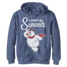 Летняя флисовая толстовка с рисунком Frosty The Snowman I Don&apos;t Do для мальчиков 8–20 лет Licensed Character