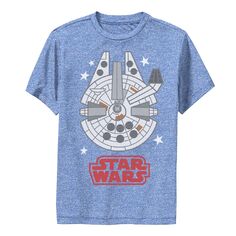 Футболка с рисунком «Сокол Тысячелетия» для мальчиков 8–20 лет, простая футболка с изображением звезд Star Wars