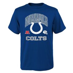 Молодежная официальная деловая футболка Royal Indianapolis Colts Outerstuff