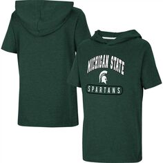 Зеленая футболка с капюшоном Youth Colosseum State Michigan Spartans Varsity Colosseum