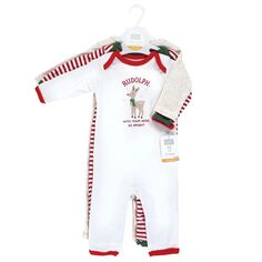 Хлопковый комбинезон Hudson Baby Infant Boy, Rudolph Reindeer Hudson Baby