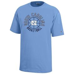 Синяя баскетбольная футболка Youth Champion Carolina North Carolina Tar Heels Champion