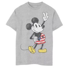 Футболка с рисунком «Американские брюки» Disney&apos;s Mickey &amp; Friends для мальчиков 8–20 лет Licensed Character