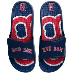 Молодежные гелевые шлепанцы FOCO Boston Red Sox Unbranded