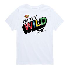 Футболка Mattel UNO I’m The Wild One для мальчиков 8–20 лет с рисунком Licensed Character, белый