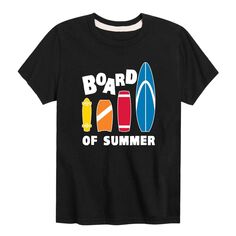 Летняя футболка Board Of Summer с рисунком для мальчиков 8–20 лет Licensed Character