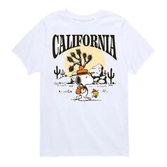 Футболка с рисунком Peanuts California для мальчиков 8–20 лет Licensed Character, белый