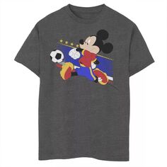 Футбольная футболка Испании с Микки Маусом Disney для мальчиков 8–20 лет Licensed Character
