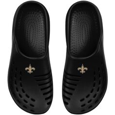 Молодежные черные сабо FOCO New Orleans Saints Sunny Day Unbranded