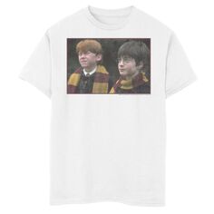 Футболка с плакатом и рисунком «Гарри Поттер и Рон Уизли» для мальчиков 8–20 лет Harry Potter