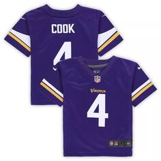 Футболка Nike Dalvin Cook Purple Minnesota Vikings Game для малышей Nike