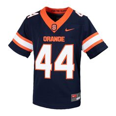 Молодежная футбольная майка Nike #44 Navy Syracuse Orange Untouchable Nike