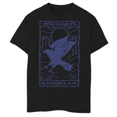 Винтажная футболка с графическим рисунком и плакатом «Гарри Поттер Равенкло» для мальчиков 8–20 лет Harry Potter
