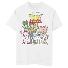 Новая футболка с логотипом фильма «История игрушек 4» для мальчиков 8–20 лет от Disney/Pixar для мальчиков 8–20 лет Disney / Pixar, белый