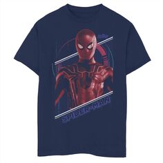 Технический костюм «Человек-паук» с портретом и рисунком «Марвел Мстители: Война бесконечности» для мальчиков 8–20 лет Marvel