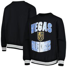 Классический пуловер с капюшоном Youth Black Vegas Golden Knights Blueliner Outerstuff