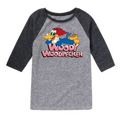Футболка реглан с рисунком Woody Woodpecker для мальчиков 8–20 лет Licensed Character