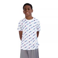 Универсальная футболка с логотипом Russell Athletic для мальчиков 8–20 лет Russell Athletic, белый