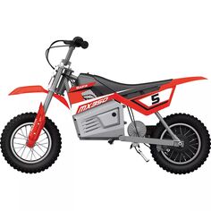 Razor MX350 Dirt Rocket Детская электрическая игрушка Мотоцикл для мотокросса Байк, красный Razor