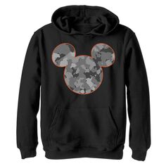 Флисовая толстовка с камуфляжным логотипом Disney&apos;s Mickey Mouse для мальчиков 8–20 лет Disney