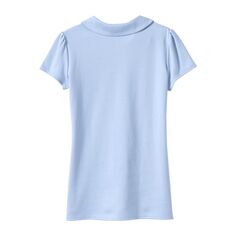 Школьная форма Lands&apos; End для девочек 2–20 лет, рубашка-поло с воротником Питера Пэна Lands&apos; End, белый