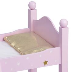 Кукольная двуспальная двухъярусная кровать Twinkle Stars Twinkle Stars Olivia&apos;s Little World 18 дюймов Olivia&apos;s Little World