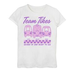 Розовая и фиолетовая футболка Little Tikes с графическим рисунком для девочек 7–16 лет Little Tikes