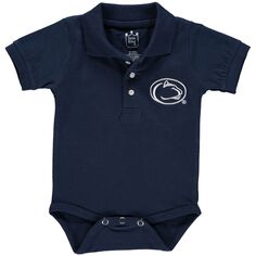 Темно-синее боди-поло Infant Penn State Nittany Lions Unbranded
