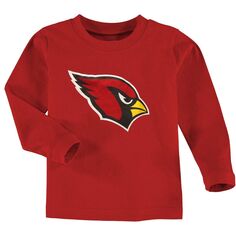 Футболка с длинным рукавом и логотипом команды Arizona Cardinals для малышей — Cardinal Outerstuff