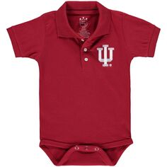Боди-поло Infant Crimson Hoosiers Indiana Unbranded