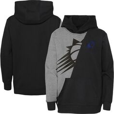 Пуловер с капюшоном Phoenix Suns Unrivaled Split, серый/черный для дошкольников Outerstuff