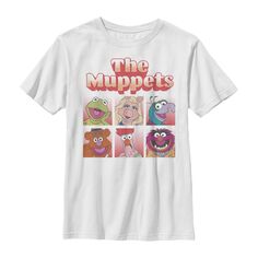 Футболка Disney&apos;s The Muppets Boys 8-20 с комиксами в коробке Disney, белый