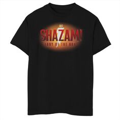 Футболка с логотипом Shazam 2 для мальчиков 8–20 лет Shazam Fury Of The Gods Shazam 2 Licensed Character