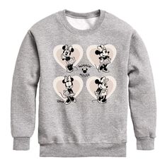 Флисовая толстовка с рисунком «Минни Маус» для мальчиков 8–20 лет Disney&apos;s Minnie Mouse Licensed Character, серый