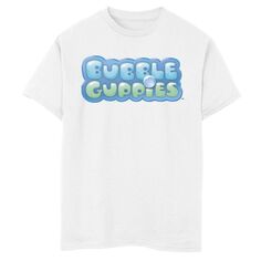 Футболка с логотипом Nickelodeon Bubble Guppies для мальчиков 8–20 лет Nickelodeon, белый