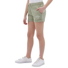 Флисовые шорты для бега с блестками Girls Bench DNA, стандартный цвет, с боковым карманом и манжетами Bench DNA