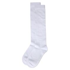 Носки до колена из хлопковой смеси пуантов для девочек MeMoi, белый