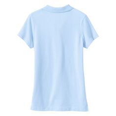 Женская сетчатая рубашка-поло в школьной форме Lands&apos; End для девочек 2–20 лет Lands&apos; End, белый