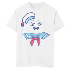 Костюм зефирного человечка для мальчиков 8–20 лет, футболка с графическим рисунком «Охотники за привидениями» Licensed Character