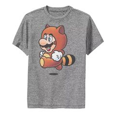 Костюм Nintendo Super Mario Tanooki для мальчиков 8–20 лет, футболка для прыжков Licensed Character