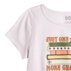 Адаптивная сенсорная футболка SO для девочек 6–20 лет обычного и большого размера SO, белый