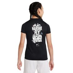 Футболка Nike Dri-FIT Fly Legend для девочек 7–16 лет Nike, белый