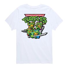 Групповая футболка «Черепашки-ниндзя» для мальчиков 8–20 лет Licensed Character, белый