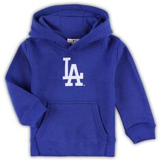 Флисовый пуловер с капюшоном для малышей Royal Los Angeles Dodgers Team Primary Logo Outerstuff