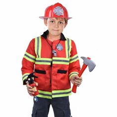 Детский костюм пожарного Popfun
