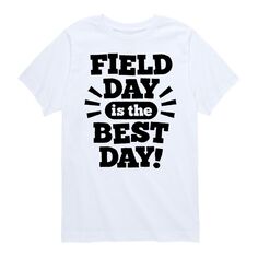 Field Day для мальчиков 8–20 лет — лучшая футболка с рисунком на каждый день Licensed Character, белый