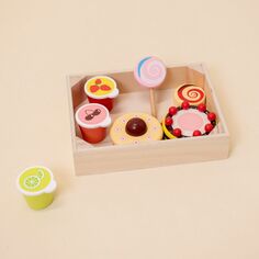 Деревянный набор для ролевых игр с десертом Popfun