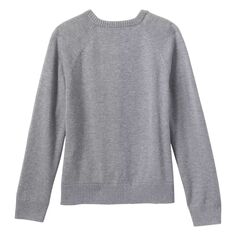 Кардиган, свитер для школьной формы Lands&apos; End для девочек от 2 до 20 лет Lands&apos; End, белый