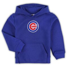 Флисовый пуловер с капюшоном и логотипом Royal Chicago Cubs Team Primary для малышей Outerstuff
