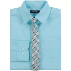 Комплект из эластичной рубашки на пуговицах и галстука IZOD для мальчиков 4–20 лет IZOD